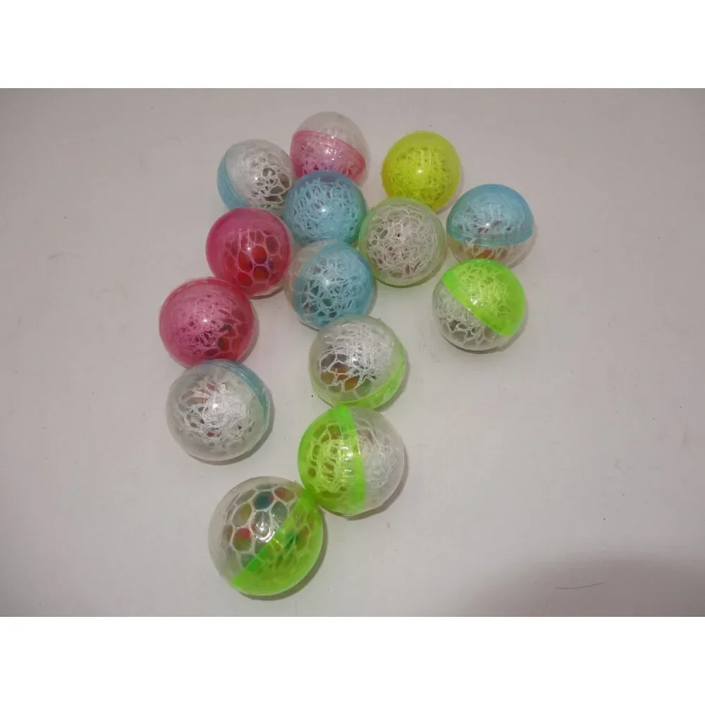 Rainbow Squeeze Ball Mesh Grape‎ Squeeze Ball Sensory  Elastic Stress Balls x 14